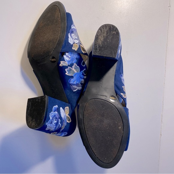 Sole society embroidered heels womens size 11 - Picture 3 of 4